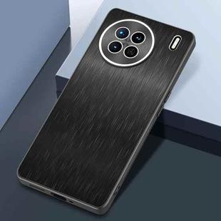 For vivo X90 Rain Silk Texture Shockproof Phone Case(Black)