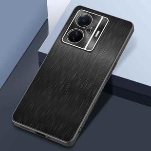 For vivo S15E Rain Silk Texture Shockproof Phone Case(Black)