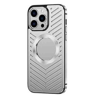 For iPhone 13 Pro MagSafe Magnetic Metal Cooling Phone Case(Silver)