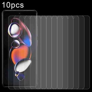 For Xiaomi Redmi Note 12T Pro 10pcs 0.26mm 9H 2.5D Tempered Glass Film