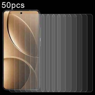 For Xiaomi Poco F7 Pro 50pcs 0.26mm 9H 2.5D Tempered Glass Film