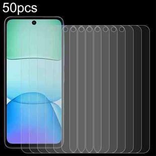 For Xiaomi Redmi 13x 50pcs 0.26mm 9H 2.5D Tempered Glass Film