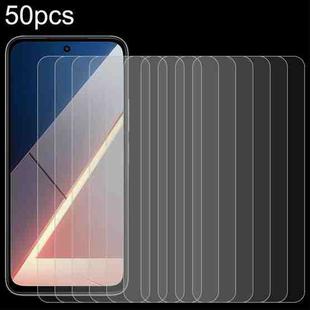 For Xiaomi Poco M7 4G 171mm 50pcs 0.26mm 9H 2.5D Tempered Glass Film
