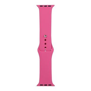 For Apple Watch Ultra 49mm / Series 8&7 45mm / SE 2&6&SE&5&4 44mm / 3&2&1 42mm Silicone Watch Band, Long Section (Men)(Dragon Fruit)