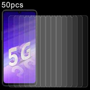 For vivo T4 Lite 50pcs 0.26mm 9H 2.5D Tempered Glass Film
