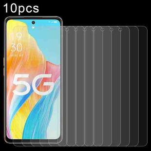For OPPO A1 5G / 4G 10pcs 0.26mm 9H 2.5D Tempered Glass Film