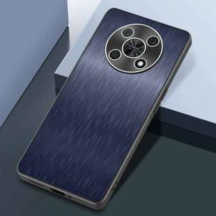 For Huawei Enjoy 50 Pro Rain Silk Texture Shockproof Phone Case(Blue)