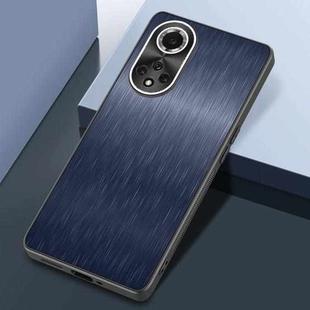 For Huawei Nova 9 Pro Rain Silk Texture Shockproof Phone Case(Blue)