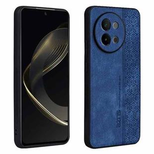 For vivo S18e AZNS 3D Embossed Skin Feel Phone Case(Sapphire Blue)
