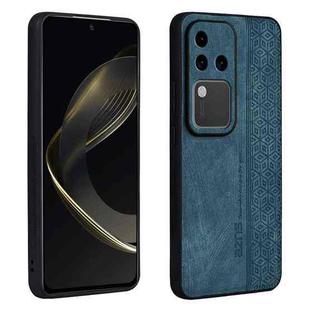 For vivo S18 Pro AZNS 3D Embossed Skin Feel Phone Case(Dark Green)