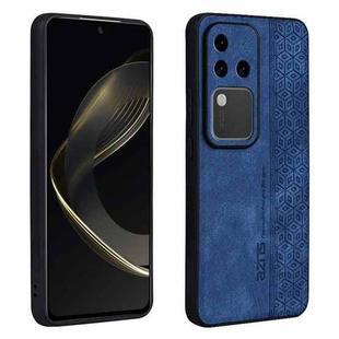 For vivo S18 Pro AZNS 3D Embossed Skin Feel Phone Case(Sapphire Blue)