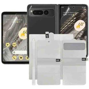 For Google Pixel Fold Full Screen Protector Explosion-proof Big + Front + Back Screen Hydrogel Film