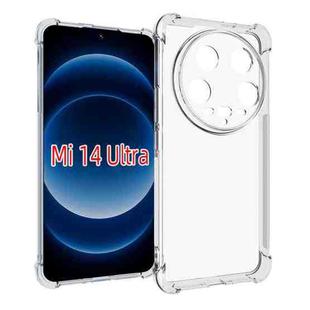 For Xiaomi 14 Ultra Shockproof Non-slip Thickening TPU Phone Case(Transparent)