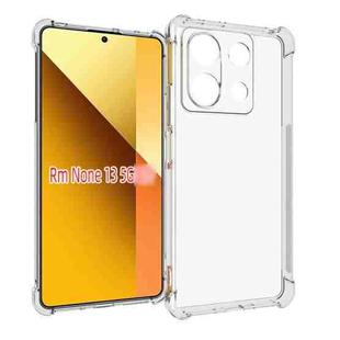 For Xiaomi Redmi Note 13 5G Global Shockproof Non-slip Thickening TPU Phone Case(Transparent)