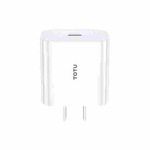 TOTU ZC32 PD 20W Type-C Port Charger, Specification:CN Plug(White)