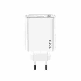 TOTU W123 100W USB Port Travel Charger, Specification:EU Plug(White)