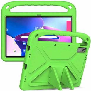 For Lenovo Tab P11 Gen 2 11.5 Handle EVA Shockproof Tablet Case with Holder(Green)