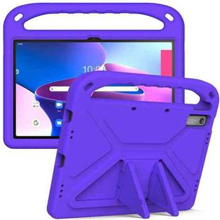For Lenovo Tab P11 Gen 2 11.5 Handle EVA Shockproof Tablet Case with Holder(Purple)