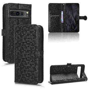 For Google Pixel 8 Pro Honeycomb Dot Texture Leather Phone Case(Black)