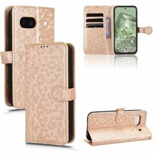 For Google Pixel 8a Honeycomb Dot Texture Leather Phone Case(Gold)