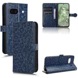 For Google Pixel 8a Honeycomb Dot Texture Leather Phone Case(Blue)