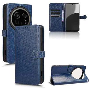 For Sharp Aquos R9 Pro SH-54E Honeycomb Dot Texture Leather Phone Case(Blue)