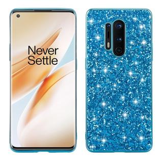 For OnePlus 8 Pro Glitter Powder Shockproof TPU Protective Case(Blue)