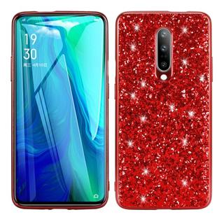 For Xiaomi Redmi K30 Glitter Powder Shockproof TPU Protective Case(Red)