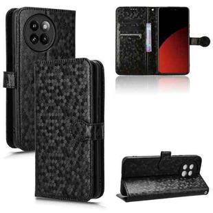 For Xiaomi Civi 4 Pro Honeycomb Dot Texture Leather Phone Case(Black)