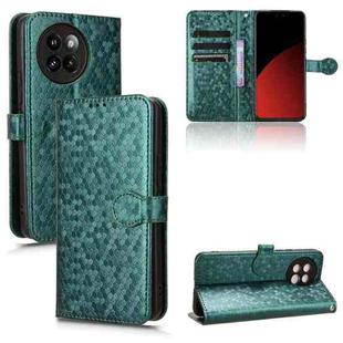 For Xiaomi Civi 4 Pro Honeycomb Dot Texture Leather Phone Case(Green)