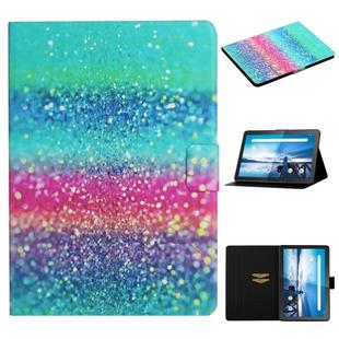 For Lenovo Tab M10 X605F X505 Colored Drawing Pattern Horizontal Flip Leather Case with Holder & Card Slots(Colored Sand)