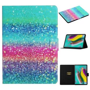 For Samsung Galaxy Tab S6 Lite P610 Colored Drawing Pattern Horizontal Flip Leather Case with Holder & Card Slots(Colored Sand)