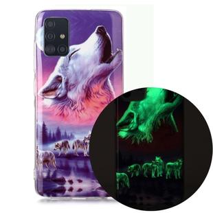For Samsung Galaxy A51 Luminous TPU Soft Protective Case(Seven Wolves)