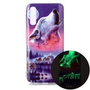 For Samsung Galaxy A70 Luminous TPU Soft Protective Case(Seven Wolves)