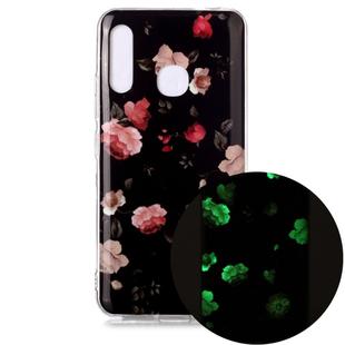 For Samsung Galaxy A70e Luminous TPU Soft Protective Case(Rose)