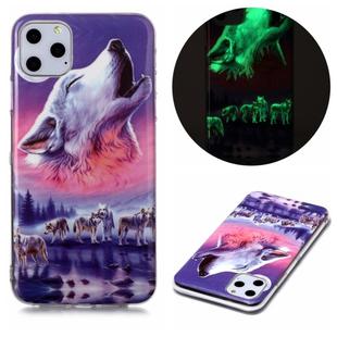 For iPhone 11 Pro Max Luminous TPU Soft Protective Case(Seven Wolves)