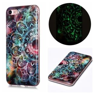 For iPhone 6 Luminous TPU Soft Protective Case(Mandala Flower)