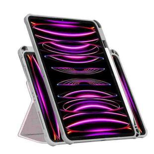 For iPad Pro 11 2022 / 2021 / 2020 720 Rotation Magnetic Painted Leather Smart Tablet Case(Tulip Glass)