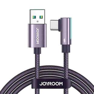 JOYROOM S-AC027A17 3A USB to USB-C/Type-C Elbow Fast Charging Data Cable, Length:1.2m(Purple)