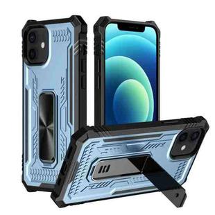 For iPhone 12 Invisible Holder Phone Case(Sky Blue)
