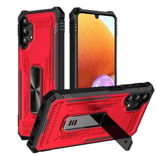 For Samsung Galaxy A32 5G Invisible Holder Phone Case(Red)