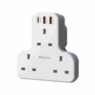 Yesido MC-15 PD+QC 3.0 3250W Home High Power Fast Charging Socket, Plug Type:UK Plug(White)