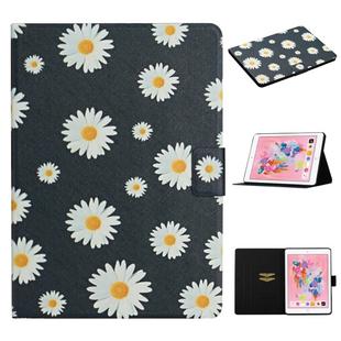 For iPad 5 Flower Pattern Horizontal Flip Leather Case with Card Slots & Holder(Small Daisies)