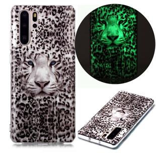 For Huawei P30 Pro Luminous TPU Soft Protective Case(Leopard Tiger)