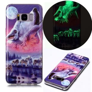 For Samsung Galaxy S8 Luminous TPU Soft Protective Case(Seven Wolves)