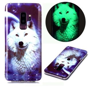 For Samsung Galaxy S9 Luminous TPU Soft Protective Case(Starry Sky Wolf)