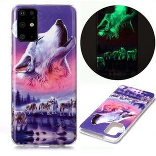 For Samsung Galaxy S20+ Luminous TPU Soft Protective Case(Seven Wolves)