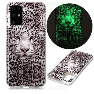 For Samsung Galaxy S20+ Luminous TPU Soft Protective Case(Leopard Tiger)
