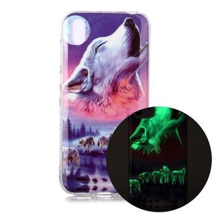 For Huawei Y5 (2019) Luminous TPU Soft Protective Case(Seven Wolves)