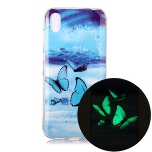 For Huawei Y5 (2019) Luminous TPU Soft Protective Case(Butterflies)